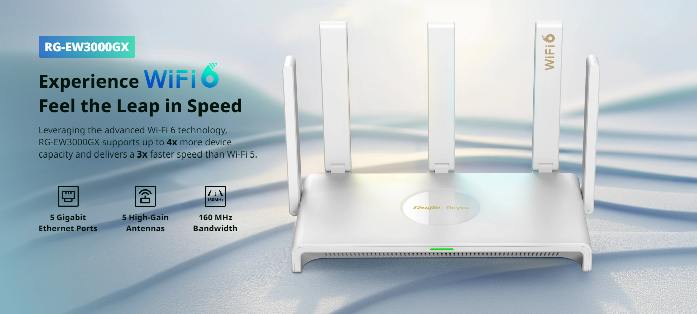 Gigabit Mesh Router RG-EW3000GX, View Spec 1